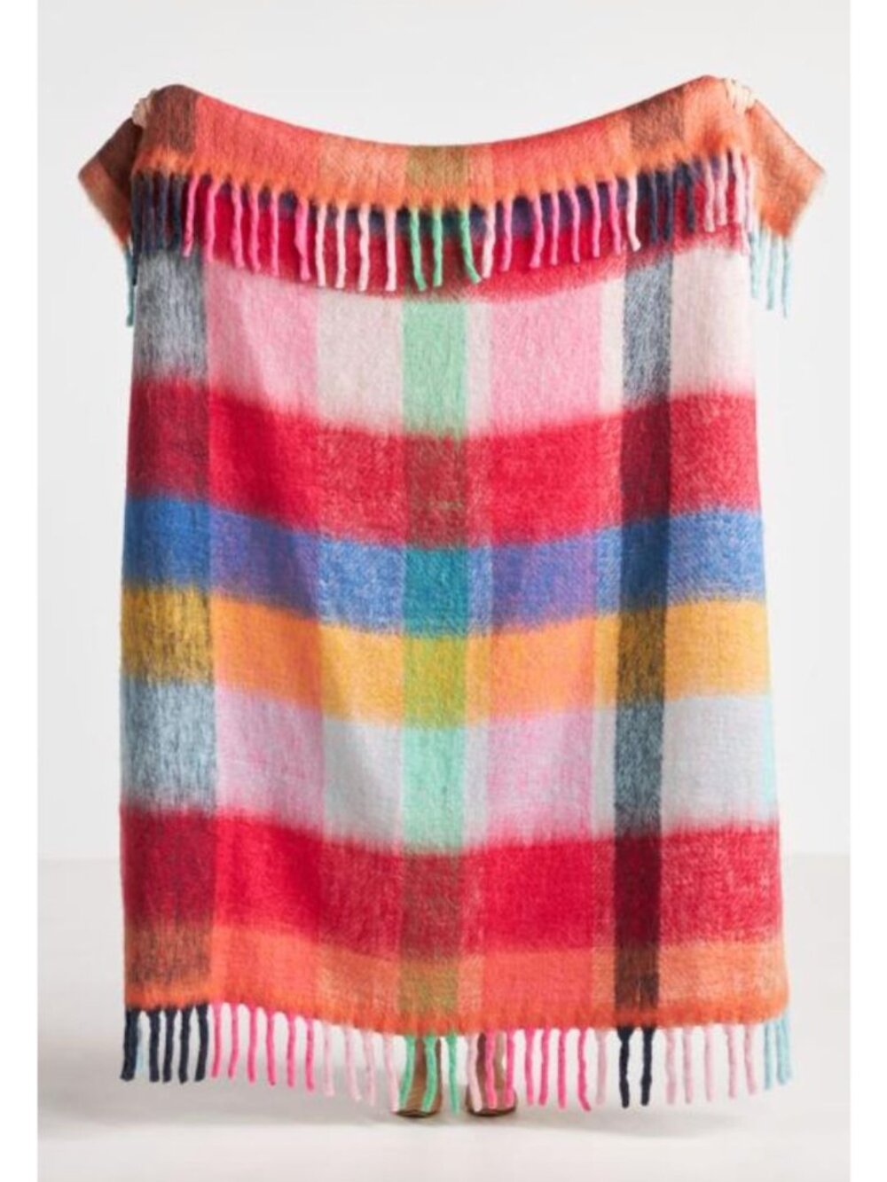 Anthropologie Woven Cozy Throw Blanket